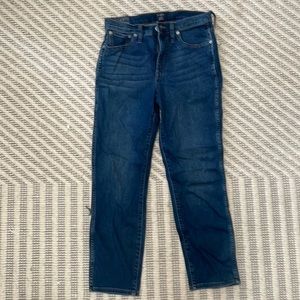 NWT j crew high-ride vintage straight jeans